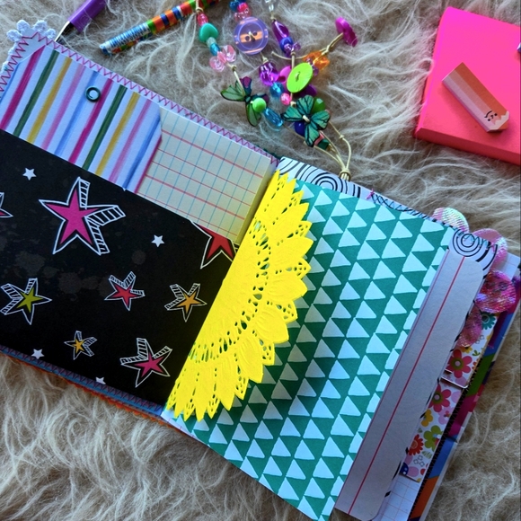 Nostalgic 90s Themed JUNK JOURNAL " Butterfly " | Single Signature - Picture 7 of 14